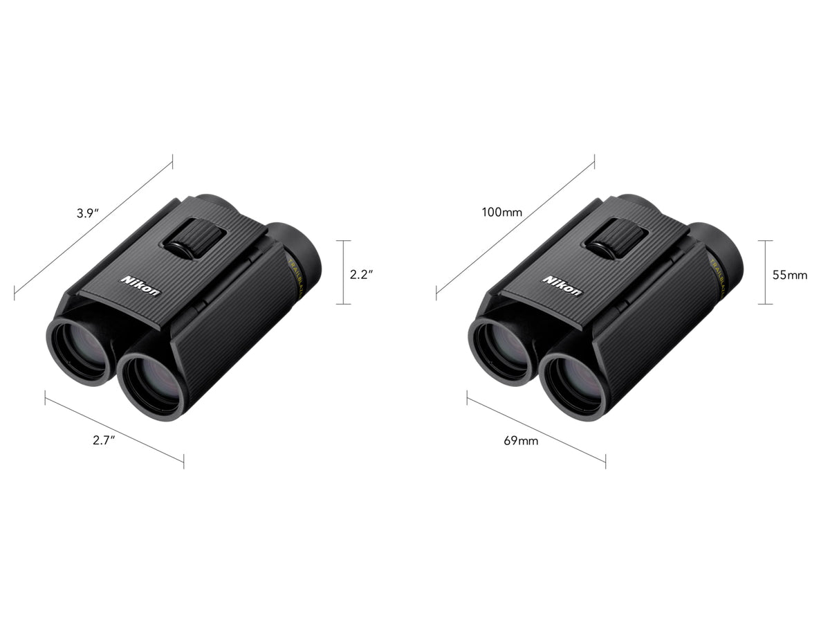 Nikon Trailblazer 10x25mm Porro Prism Binoculars Black Compact 16853