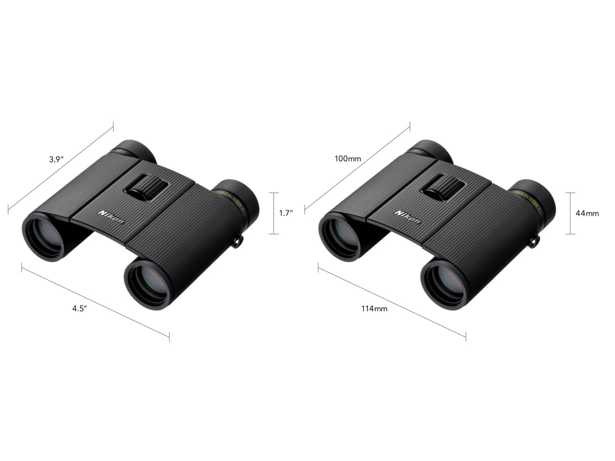 Nikon Trailblazer 8x25mm Porro Prism Binoculars Black Compact