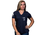 Nine Line American Made T-Shirt - Women's Navy Extra Large AMERICAWRVNNAVYXL