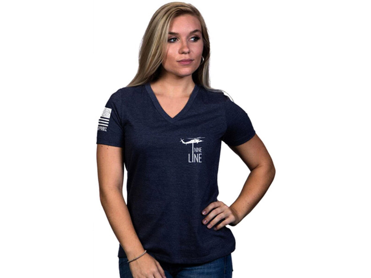 Nine Line American Made T-Shirt - Women's Navy Extra Large AMERICAWRVNNAVYXL