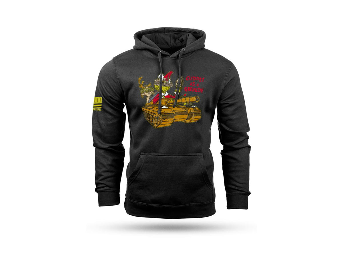 Nine Line Apparel Nine Line Grinch Hooded Sweatshirt Black 2XL GRINCH-DT6100-BLACK-2XL