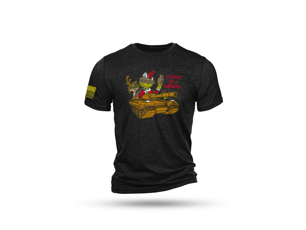 Nine Line Apparel Nine Line Grinch Triblend Short Sleeve Shirt Black XL GRINCH-TSTRI-CHARCOALBLACKTRIBLEND-XL