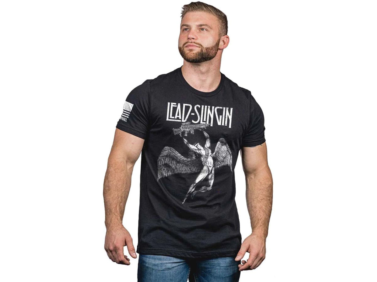 Nine Line Lead Slingin T-Shirt - Men's Black Medium LSZEPPTSBLACKM