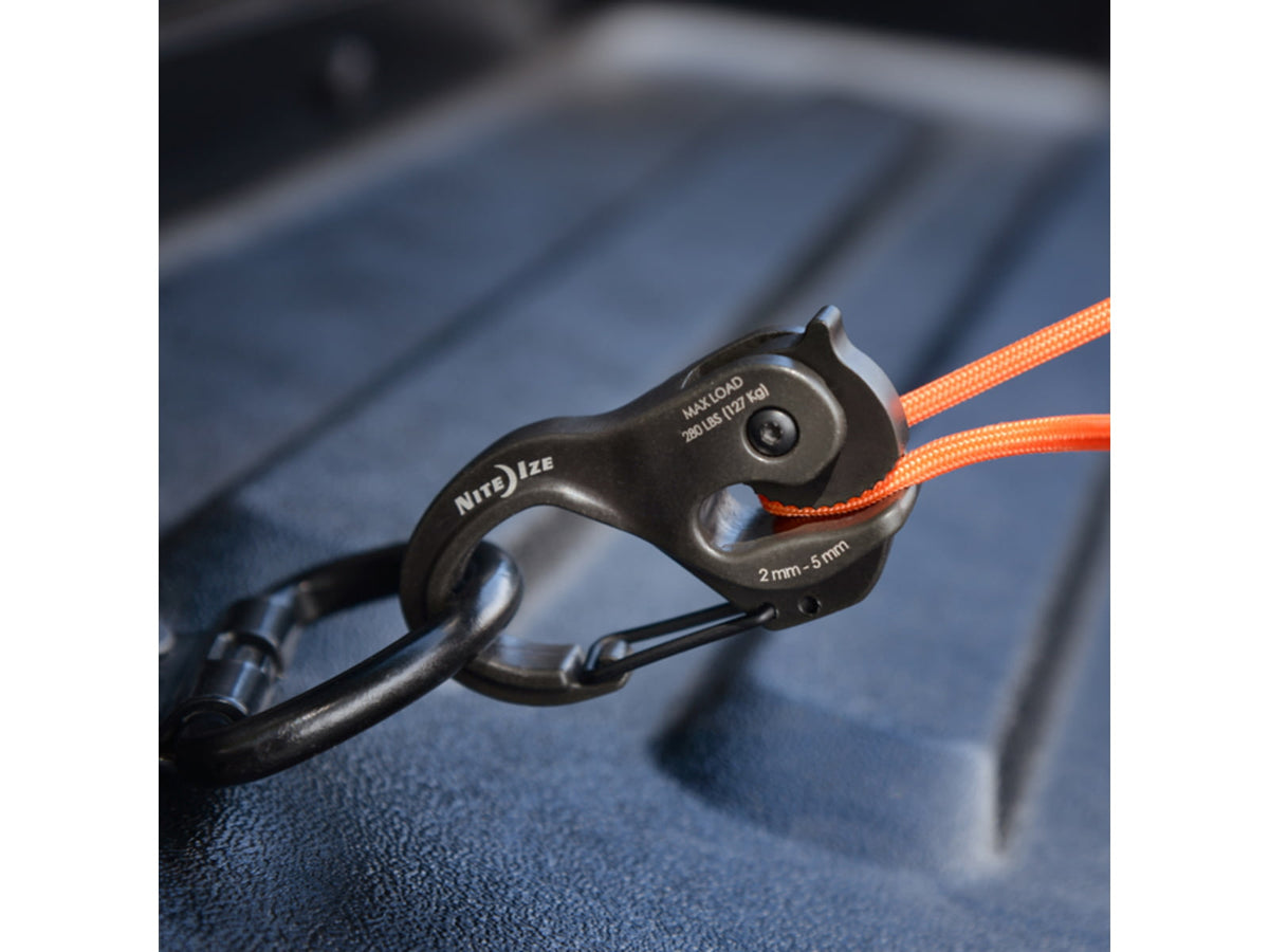 Nite Ize CamJam Aluminum XT Aluminum Cord Tightener Black NCJSA-01-R3