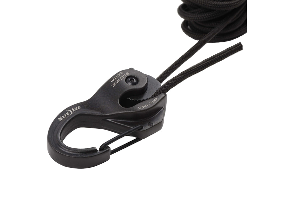 Nite Ize CamJam Aluminum XT Aluminum Cord Tightener Black NCJSA-01-R3
