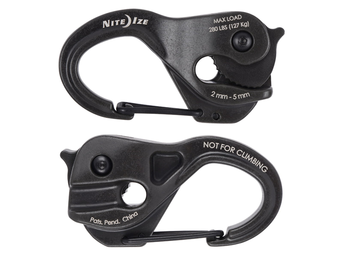 Nite Ize CamJam Aluminum XT Aluminum Cord Tightener Black NCJSA-01-R3