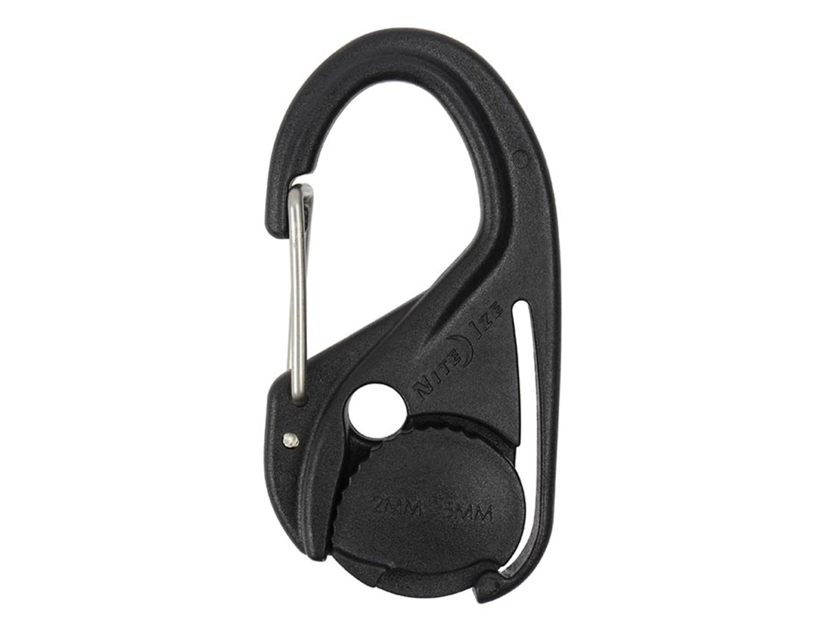 Nite Ize CamJam Cord Tightener - 4 Pack - Plastic Black Small NCJ-01-4R3