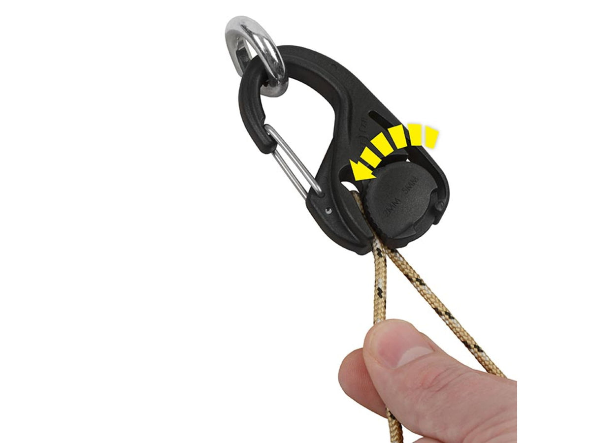Nite Ize CamJam Cord Tightener - 4 Pack - Plastic Black Small NCJ-01-4R3
