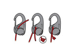 Nite Ize CamJam Cord Tightener - 4 Pack - Plastic Black Small NCJ-01-4R3