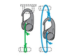 Nite Ize CamJam Cord Tightener - 4 Pack - Plastic Black Small NCJ-01-4R3