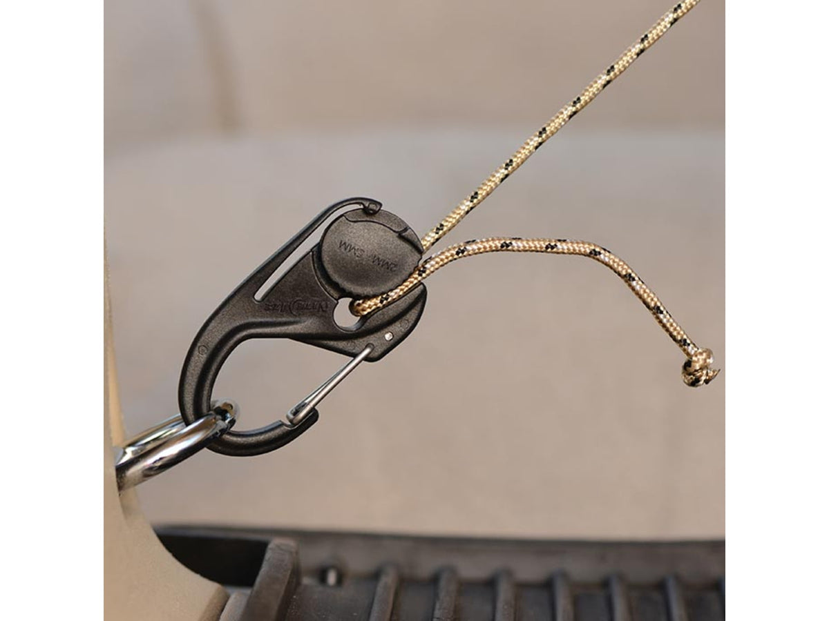 Nite Ize CamJam Cord Tightener - 4 Pack - Plastic Black Small NCJ-01-4R3