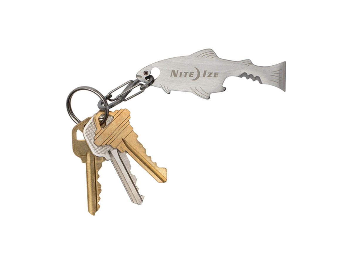 Nite Ize DoohicKey FishKey Key Tool Stainless KMTFKS-11-R6