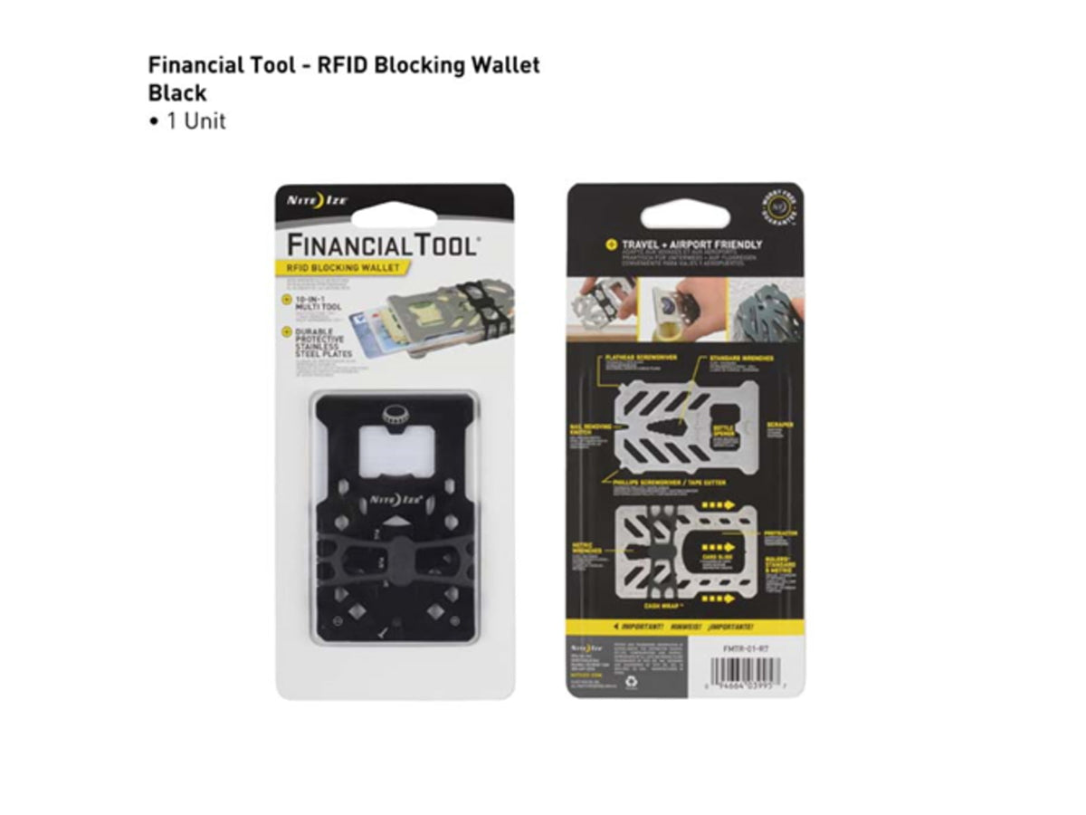 Nite Ize Financial Tool Rfid Blocking Wallet - FMTR-01-R7