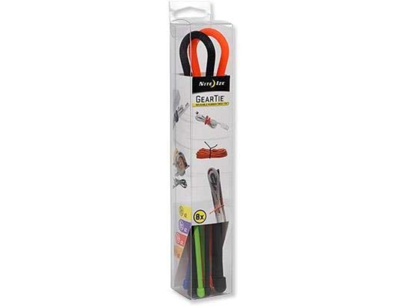 Nite Ize Gear Tie Box Combination Assortment PackPack of 8