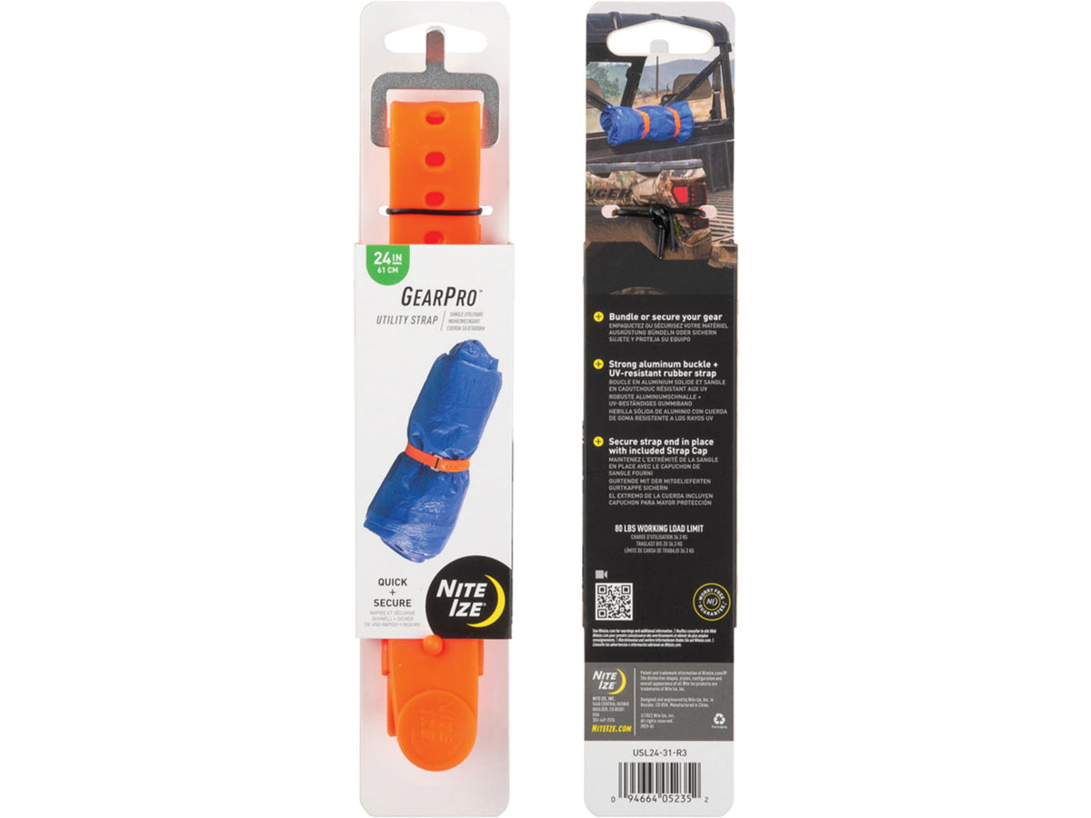 Nite Ize GearPro Utility Strap 24in Orange USL24-31-R3