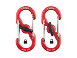 Nite Ize KeyRing Locker S-Biner Aluminum Aluminum KRGA-A1-R3