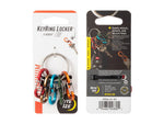 Nite Ize KeyRing Locker S-Biner Aluminum Aluminum KRGA-A1-R3
