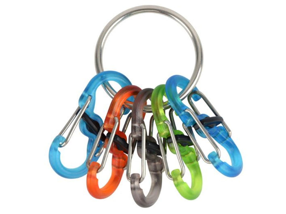 Nite Ize KeyRing Locker S-Biner Assorted KRGP-11-R3