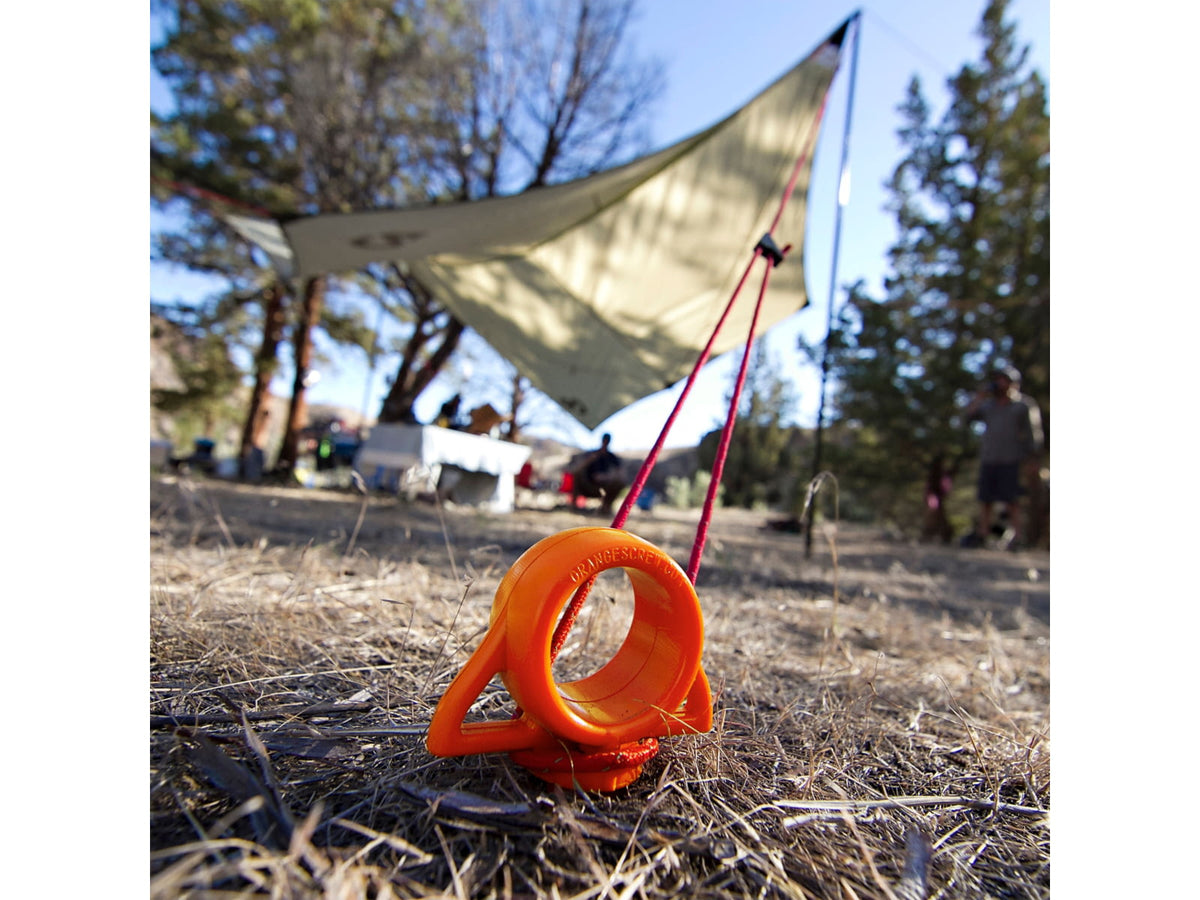 Nite Ize Large Ultimate Ground Anchor 2 Pack Orange OSL-31-2R3