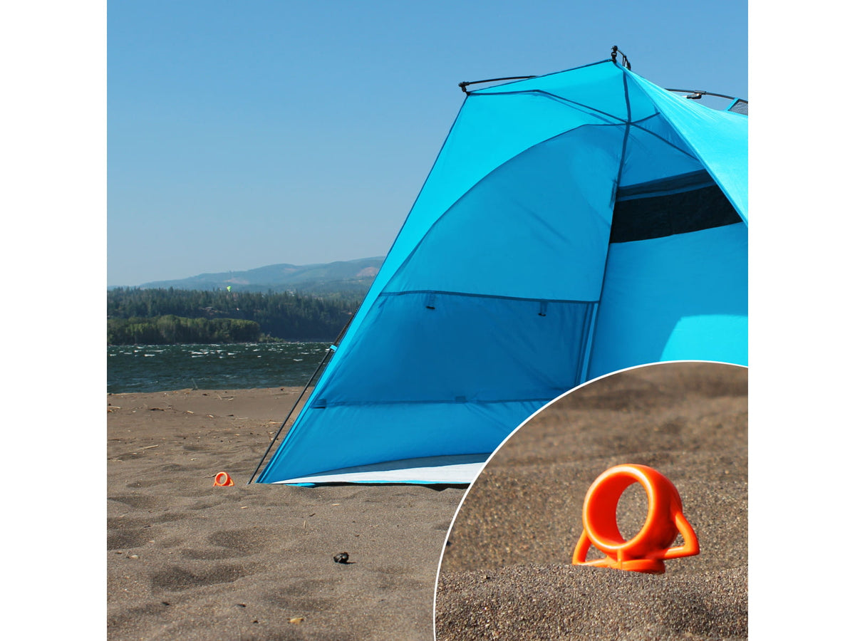 Nite Ize Large Ultimate Ground Anchor 2 Pack Orange OSL-31-2R3
