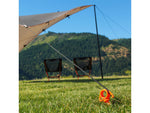 Nite Ize Small Ultimate Ground Anchor 4 Pack Orange OSS-31-4R3