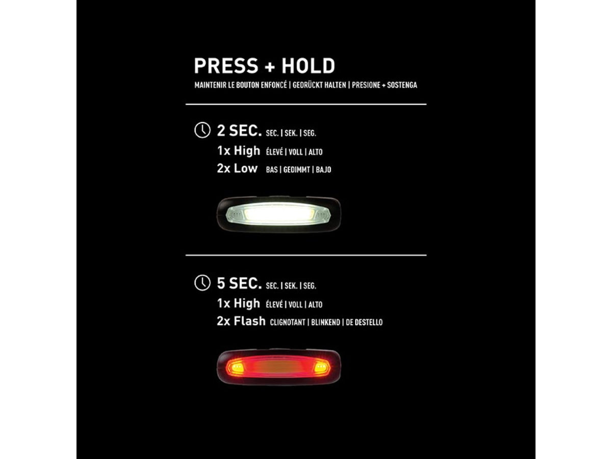Nite Ize Radiant 170 Rechargeable Clip Light Black Micro R170RC-01-R7
