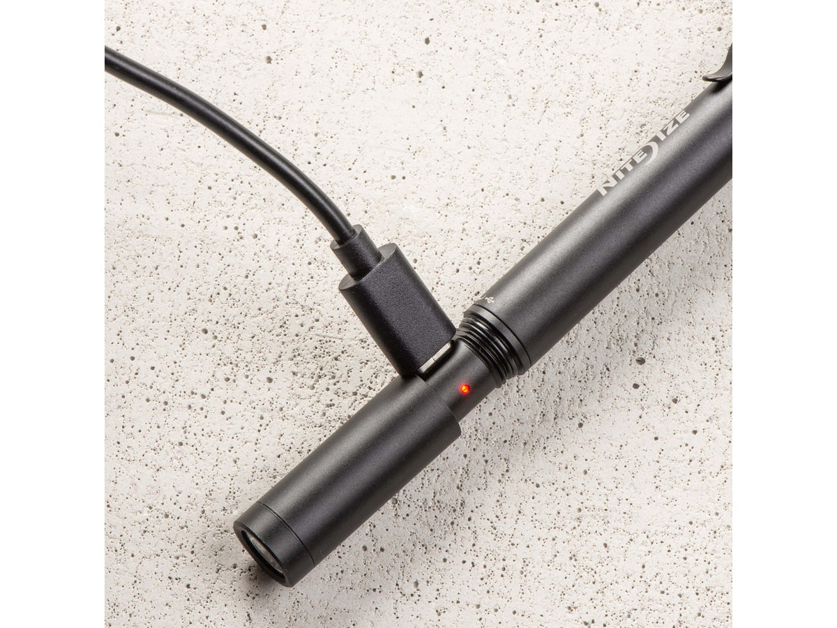 Nite Ize Radiant Rechargeable LED Pen Light White 235 Lumens Black RPLRA-01-R7