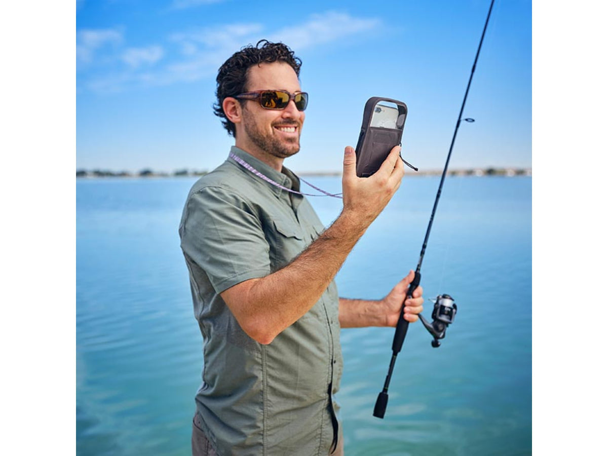 Nite Ize RunOff Waterproof Phone Case Charcoal One Size ROPC-09-R3