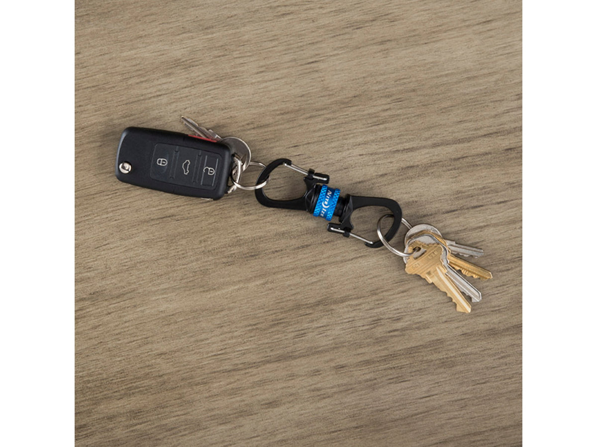Nite Ize SlideLock 360 Magnetic Locking Carabiner Blue MSBL-03-R7