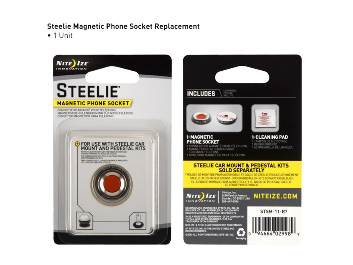 Nite Ize Steelie Magnetic Phone Socket STSM-11-R7