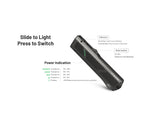 Nitecore EDC17 Rechargeable EDC Flat Lithium Ion 1500 Lumens Flashlight w/White LED UV and Green Laser Black