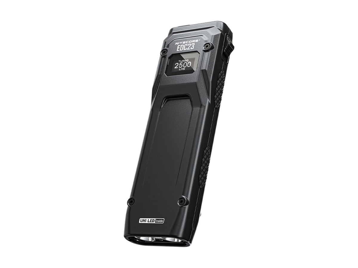 Nitecore EDC23 Lithium Ion 2500 Lumens Ultra-Slim LED Flashlight Black
