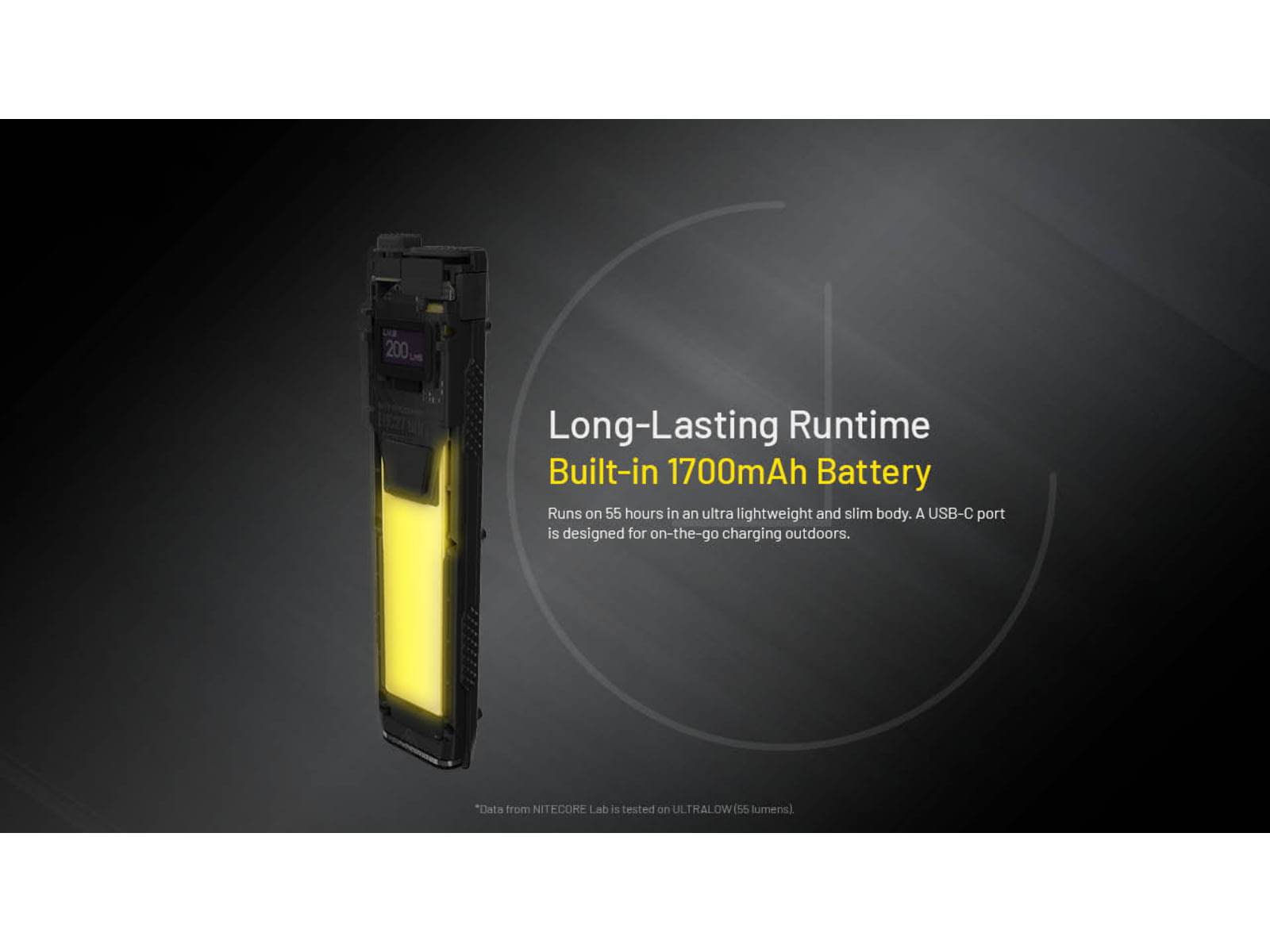 Nitecore EDC27 UHi 3100 Lumen Ultra Slim Flat EDC Flashlight Black