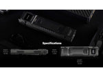 Nitecore EDC29 Lithium Ion 6500 Lumens Flat LED Flashlight Black