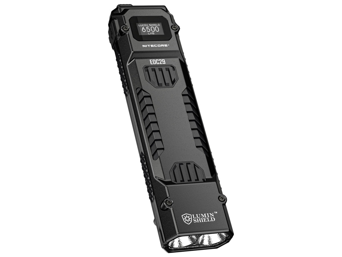 Nitecore EDC29 Lithium Ion 6500 Lumens Flat LED Flashlight Black
