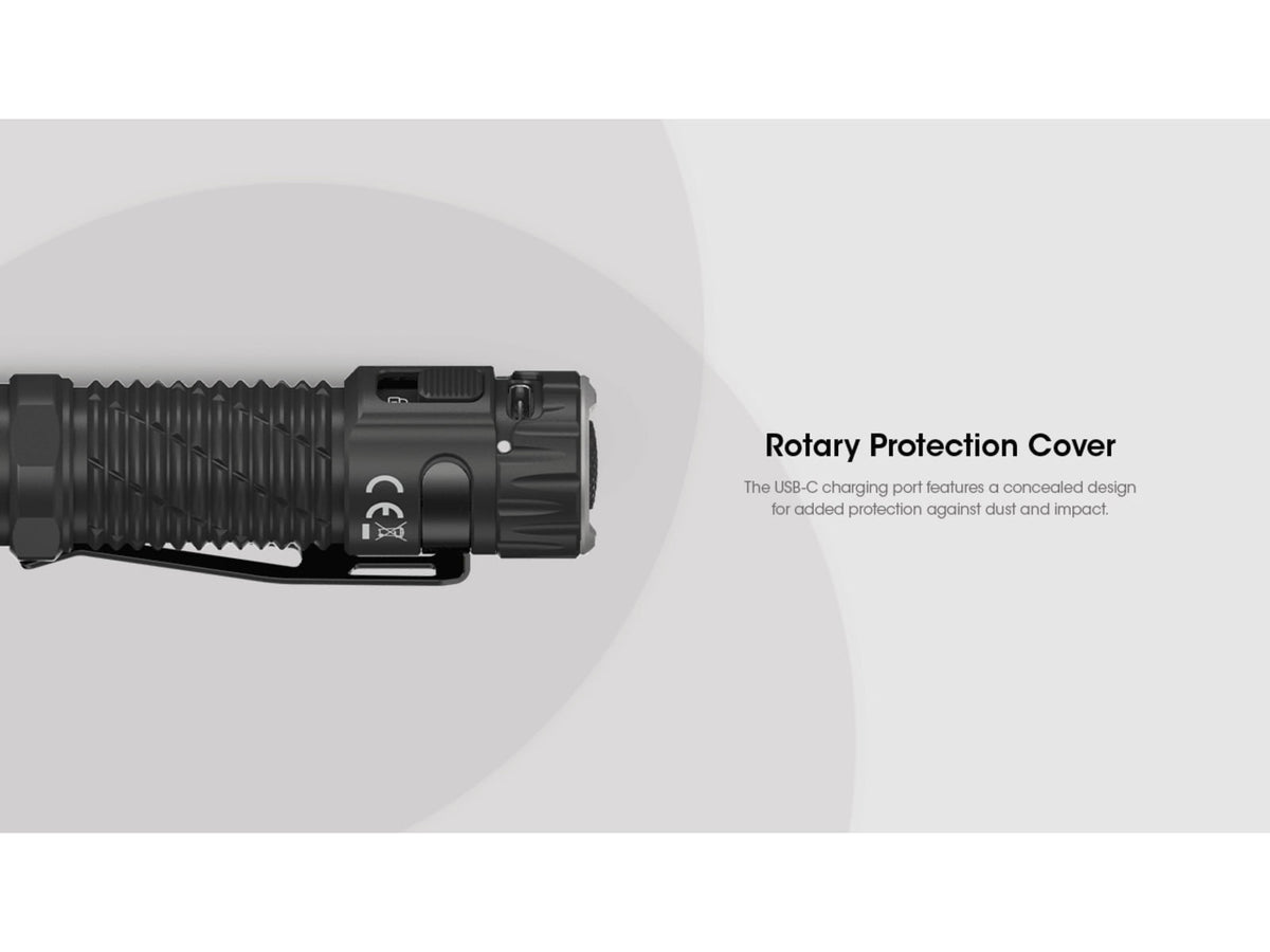 Nitecore EDC33 USB-C 4000 Lumens Rechargeable EDC Flashlight Black 6952506408085