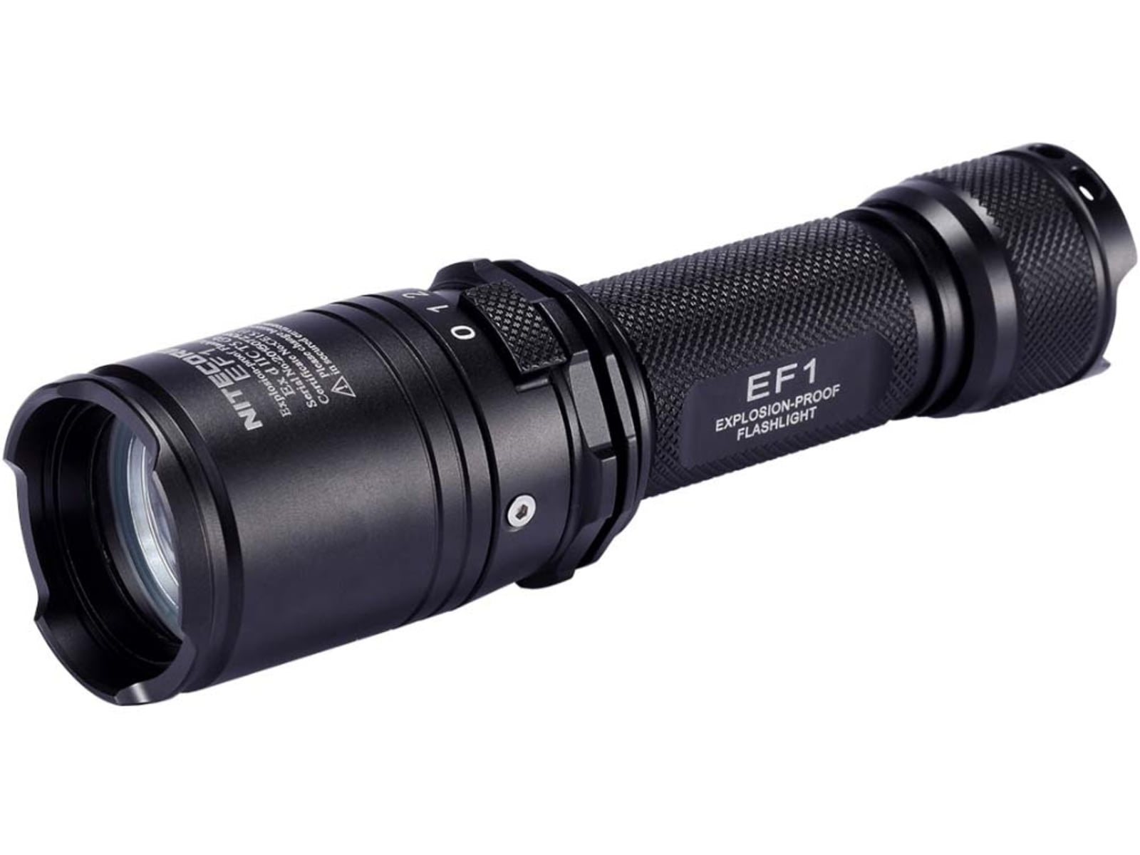 Nitecore EF1 Explosion Proof CREE XM-L2 U3 LED Flashlight 18650 White 830 Lumens Black 6952506401741