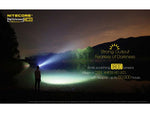Nitecore HC33 CREE XHP35 HD LED L-Shape High Performance Headlamp 18650 White 1800 Lumens Black