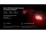 Nitecore HC60 UHE 1600 Lumen USB-C Rechargeable Headlamp Black HC60UHE