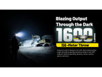 Nitecore HC70 UHE 1600s Lumens Headlamp w/Extra Long Runtime Black HC70 UHE