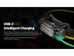 Nitecore HC70 UHE 1600s Lumens Headlamp w/Extra Long Runtime Black HC70 UHE