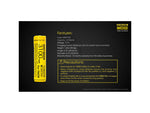 Nitecore IMR18650 for TM28 Concept 1. 3100mAH Protected Yellow 6952506492220