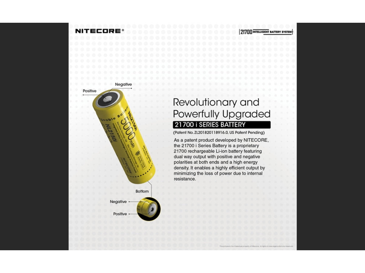 Nitecore Intelligent 21700 Battery System w/Lantern & Charger 21700 Black 6952506493906