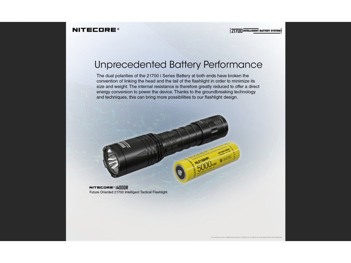 Nitecore Intelligent 21700 Battery System w/Lantern & Charger 21700 Black 6952506493906