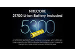 Nitecore MH25 Pro UHi40 LED Rechargeable Flashlight 3300 Lumens Black