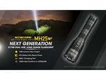 Nitecore MH25 v2 High Performance White USB-C Rechargeable Flashlight 21700 White 1300 Lumens Black