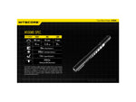 Nitecore MT06MD Nichia 219B 2xAAA LED Penlight w/Pupil Gauge White 180 Lumens Black
