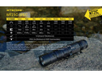 Nitecore MT21C CREE XP-L HD V6 LED Multifunctional 90 Degree Adjustable Flashlight 18650 White 1000 Lumens Black
