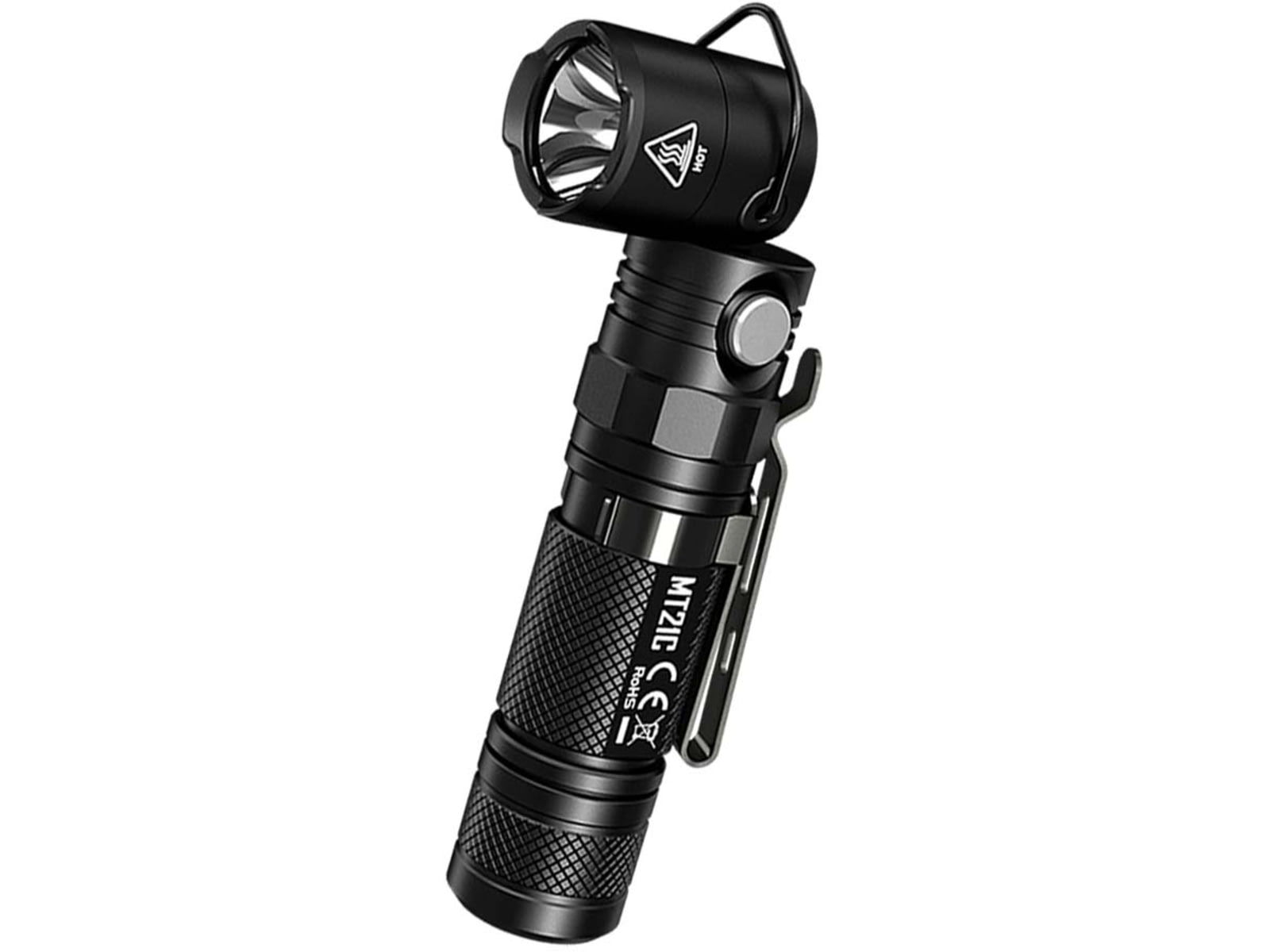 Nitecore MT21C CREE XP-L HD V6 LED Multifunctional 90 Degree Adjustable Flashlight 18650 White 1000 Lumens Black