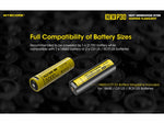 Nitecore New P30 CREE XP-L HI V3 LED 676 Yard Long Throw Hunting Flashlight 21700 White 1000 Lumens Black